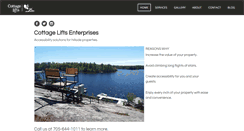 Desktop Screenshot of cottagelifts.com